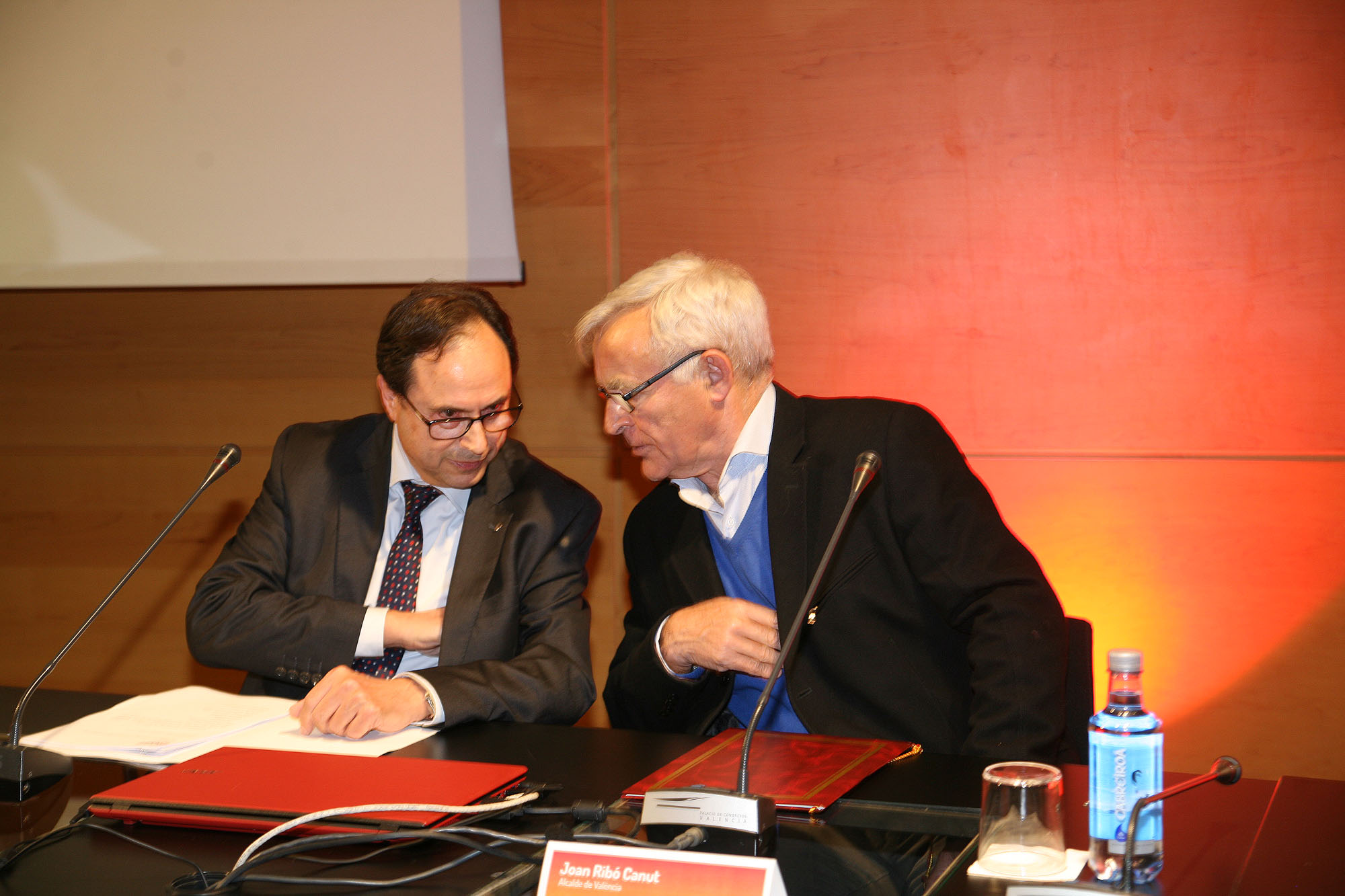 Diversos momentos de la jornada celebrada hoy en Valencia y que ha contado con la participaci&oacute;n de Manuela Carmena